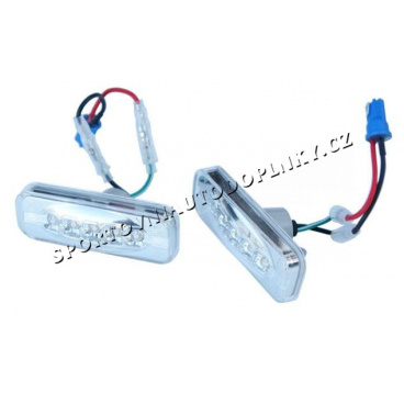 Opel Omega B – klare LED-Seitenblinker CHROM Opel Omega B – klare LED-Seitenblinker CHROM