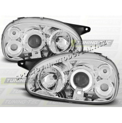 OPEL CORSA B 1993-00 ANGEL EYES CHROM-KLARE SCHEINWERFER