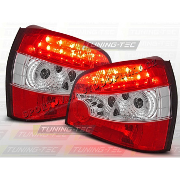 AUDI A3 (8L) 1996–03 LED-HECKLEUCHTEN ROT WEISS AUDI A3 (8L) 1996–03 LED-HECKLEUCHTEN ROT WEISS
