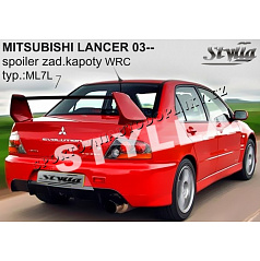 MITSUBISHI LANCER Limousine 03-08 Heckspoiler. Motorhauben (WRC)
