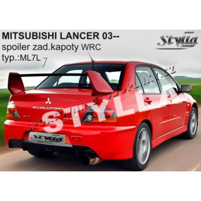 MITSUBISHI LANCER Limousine 03-08 Heckspoiler. Motorhauben (WRC) MITSUBISHI LANCER Limousine 03-08 Heckspoiler. Motorhauben (WRC)