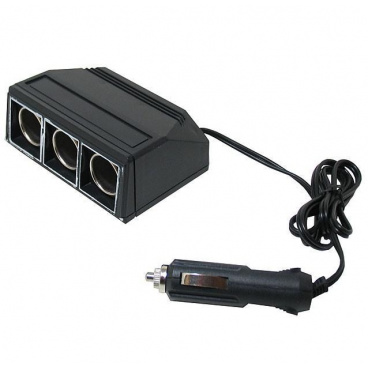 Dreifachfeuerzeug mit 12/24V-Kabel Dreifachfeuerzeug mit 12/24V-Kabel