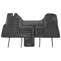 Gummi-Automatten, Iveco Daily, 2006+, vorne mit zusätzlichem Material auf der Fahrerseite