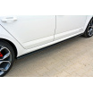 Diffusoren unter den Seitenschwellern für Škoda Octavia RS Facelift Mk3, Maxton Design (glänzend schwarzer ABS-Kunststoff)