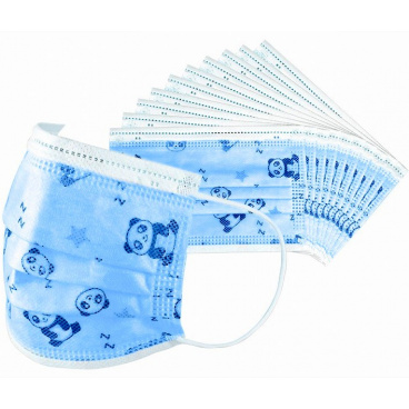 Atemschutzmasken mit 3-lagigem Schutzfilter blau mit Motiven Atemschutzmasken mit 3-lagigem Schutzfilter blau mit Motiven