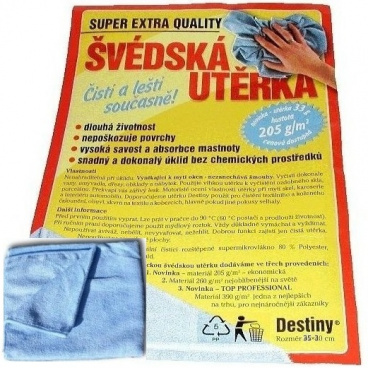 Schwedisches Mikrofaserhandtuch 35x35 cm Schwedisches Mikrofaserhandtuch 35x35 cm