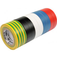 Isolierband 19 x 0,13 mm x 20 m farbig 10 Stk