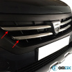 Edelstahl-Frontgrill deckt Dacia Dokker 2012–21, Lodgy Stepway 2012+ ab