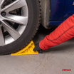Kunststoff-Unterlegkeil für Autoreifen