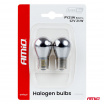 Halogenlampen PY21W 12V 21W BAU15S LumiTec Chrom Orange 2 Stück.