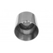 Endrohr 127mm Eingang 76mm Poliert