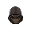 Endrohr 89mm Eingang 70mm Carbon Gloss