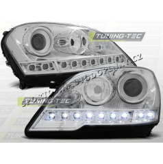 MERCEDES W164 ML M-KLASSE 08- FRONT KLARLEUCHTEN TAGESLICHT LED CHROM