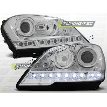 MERCEDES W164 ML M-KLASSE 08- FRONT KLARLEUCHTEN TAGESLICHT LED CHROM