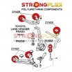 Toyota Land Cruiser StrongFlex Sport Satz Silentblöcke nur für die Vorderachse 12-tlg