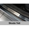 Einstiegsleisten Škoda Yeti 2009-13 Edelstahl matt 4 Stk
