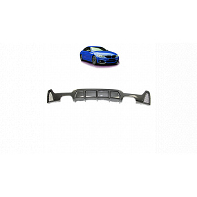 BMW 4 F32 F33 F36 Heckdiffusor Carbon Look BMW 4 F32 F33 F36 Heckdiffusor Carbon Look