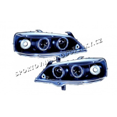 VW PASSAT 97-00 KLARE OPTIK ANGEL EYES SCHWARZ