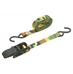 Ratschengurt mit Haken 1 Stk. 250daN 25mm x 5m KAMU