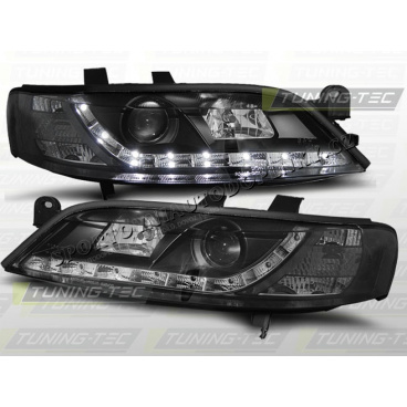 OPEL VECTRA B 1995-98 FRONT-KLARLICHT-TAGESLICHT-LED-SCHWARZ OPEL VECTRA B 1995-98 FRONT-KLARLICHT-TAGESLICHT-LED-SCHWARZ