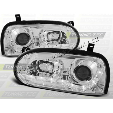 VW GOLF III 1991-97 FRONT KLARES TAGESLICHT LED CHROM VW GOLF III 1991-97 FRONT KLARES TAGESLICHT LED CHROM
