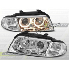 AUDI A4 (B5) 1999-00 KLARE VORDERE LICHTER ANGEL EYES CHROM