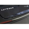 Edelstahlabdeckung – schwarzer Schwellenschutz für die hintere Stoßstange Kia Optima IV Kombi 2016+