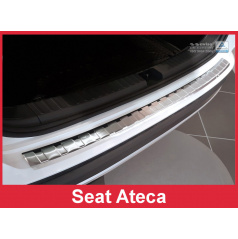 Edelstahlabdeckung - Schwellenschutz für die hintere Stoßstange Seat Ateca 2015-16