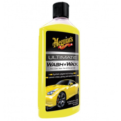 Meguiar's Ultimate Wash Wax, das konzentrierteste Autoshampoo mit Carnauba-Beimischung, 473 ml
