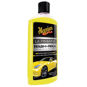 Meguiar's Ultimate Wash Wax, das konzentrierteste Autoshampoo mit Carnauba-Beimischung, 473 ml