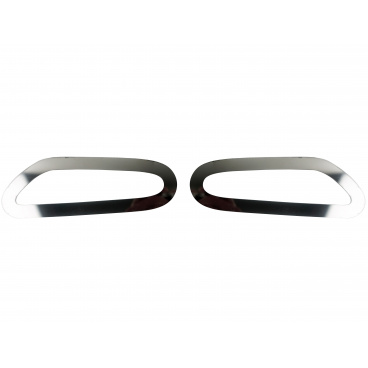 Frontblinkerabdeckungen aus Edelstahl Omtec BMW X1 2009-12 Frontblinkerabdeckungen aus Edelstahl Omtec BMW X1 2009-12