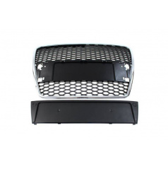 Grill Audi A6 C6 RS-Stil Chrom-Schwarz