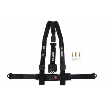 Sportgurte Slide 3p 2" Schwarz Homologation E4
