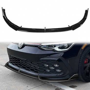 Vordere Stoßstange Volkswagen Golf VIII GTI Glänzend Schwarz