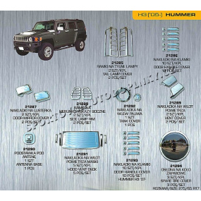 HUMMER H3 CHROM-AUTOZUBEHÖR
