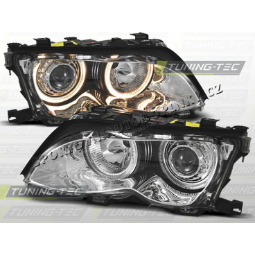 BMW E46 01–05 ANGEL EYES CHROME (LPBM85) – Limousine/Touring