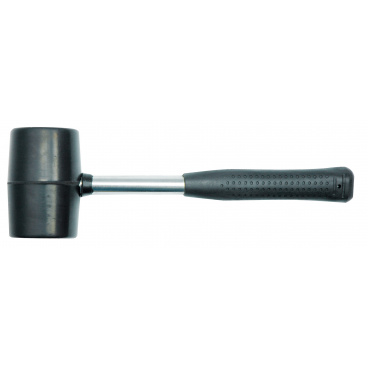 Gummihammer 56 mm, Griff Metall/Kunststoff Gummihammer 56 mm, Griff Metall/Kunststoff