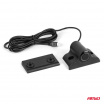 Parkassistent LED COB 4-Sensoren Schwarz 19mm LKW