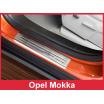 Edelstahl-Abdeckungsset-Heckstoßstangenschutz+Türschwellenschutzleisten Opel Mokka X 2016+