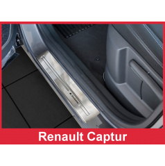 Einstiegsleisten aus Edelstahl, 4 Stück, Renault Captur 2013–16