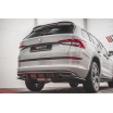 Heckstoßstangeneinsatz für Škoda Kodiaq Sportline, Maxton Design (glänzend schwarzer ABS-Kunststoff)