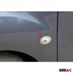 Edelstahlringe um Blinker mit Kleber für bestimmte Omtec-Automodelle