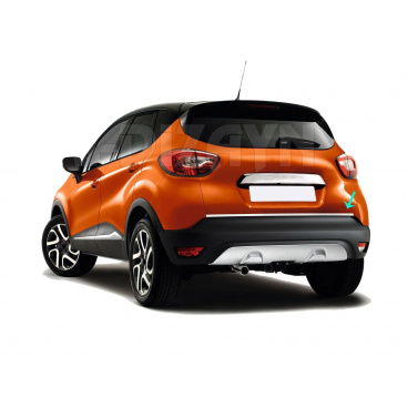 Edelstahl-Kofferraumschiene Renault Captur 2013-19 Edelstahl-Kofferraumschiene Renault Captur 2013-19
