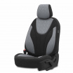 OTOM RUBY 1202 GRAU/SCHWARZ 3-REISSVERSCHLUSS Autositzbezug-Set