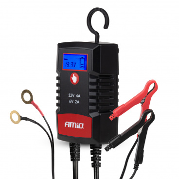 Digitaler Gleichrichter AGM GEL STD LFP MAX 4A 6V 12V PRO HOOK AMIO-04531 Digitaler Gleichrichter AGM GEL STD LFP MAX 4A 6V 12V PRO HOOK AMIO-04531