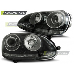 VW GOLF 5 10.2003–2009 vordere klare Lichter R32 H7 schwarz