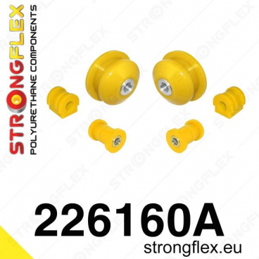 VW Polo III 2009+ StrongFlex Sport Satz Silentblöcke für die Vorderachse, nur 6 Stück