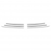 Edelstahl-Frontmaskenabdeckungen VW T6 2015-20 6-tlg