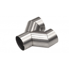 Y-Rohr Abgas T-Stück 2,5"-2,5" 63mm