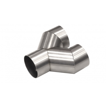 Y-Rohr Abgas T-Stück 2,5"-2,5" 63mm